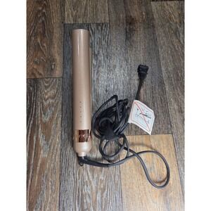 TYME Iron Pro 2-in-1 Hair Curler and Straightener Rose Gold Titanium Plates